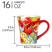 Certified International Blossom 4-pc. Coffee Mug Set