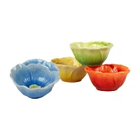 Certified International Blossom 4-pc. Earthenware Ice Cream Bowl