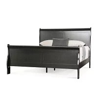 Burkhart Wood Sleigh Bed