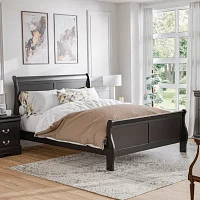 Burkhart Wood Sleigh Bed