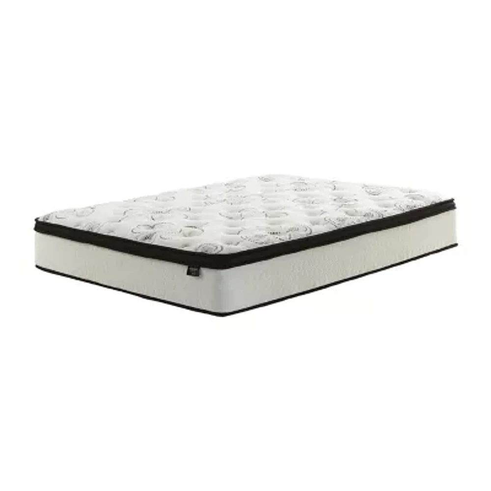 Signature Design by Ashley Chime 12" Plush Hybrid Mattress a Box