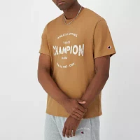 Champion Mens Crew Neck Short Sleeve Regular Fit Graphic T-Shirt