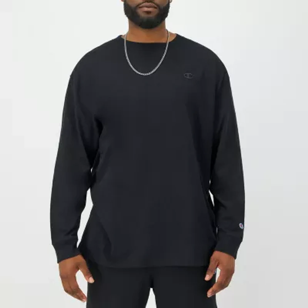 Champion Mens Crew Neck Long Sleeve T-Shirt