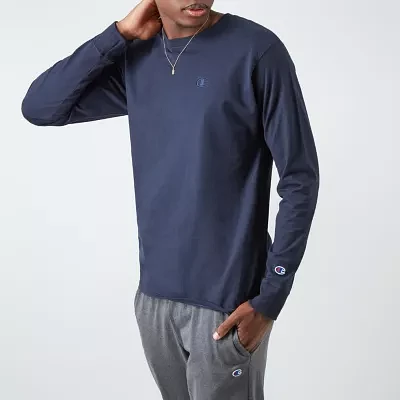 Champion Mens Crew Neck Long Sleeve T-Shirt