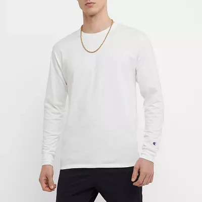 Champion Mens Crew Neck Long Sleeve T-Shirt