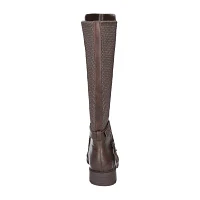 Easy Works By Street Womens Austyn Stacked Heel Riding Boots