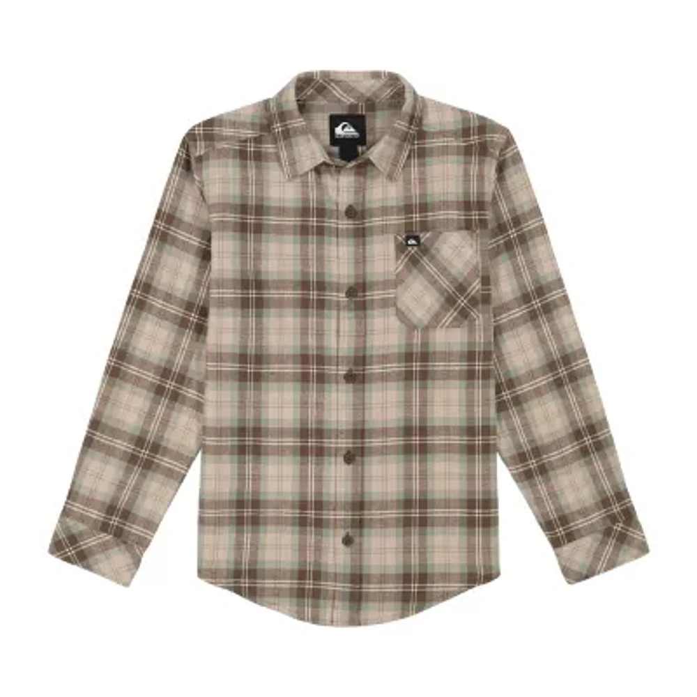 Quiksilver Big Boys Long Sleeve Flannel Shirt