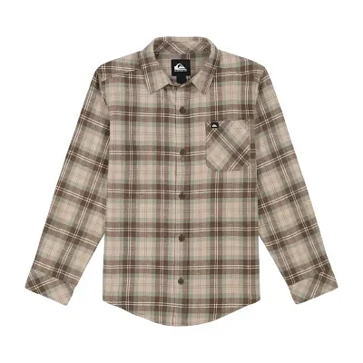 Quiksilver Big Boys Long Sleeve Flannel Shirt