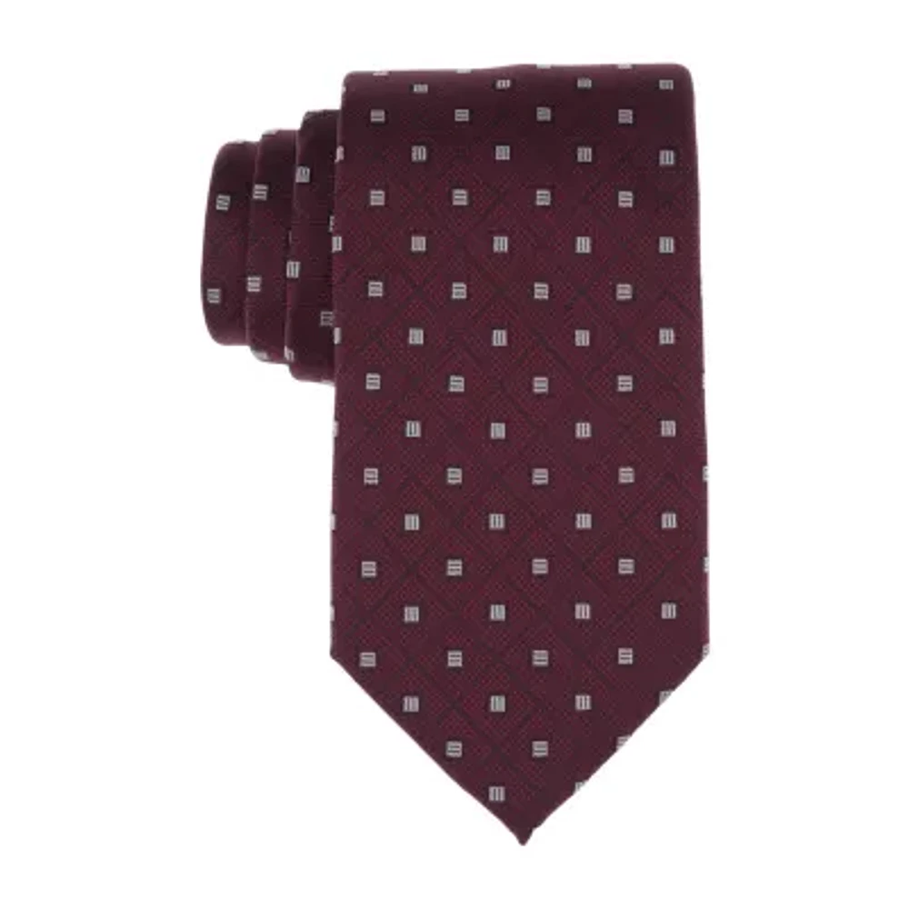 Stafford Rozett Neat Chevron Tie