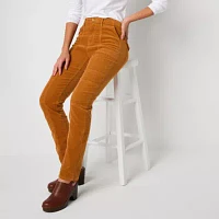 a.n.a Womens High Rise Straight Corduroy Pant