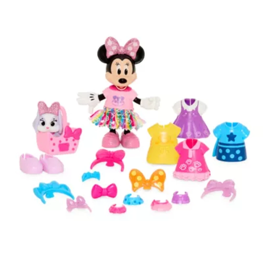 Disney Collection Glitter & Glam Pet Fashion Set Minnie Mouse Toy Playset