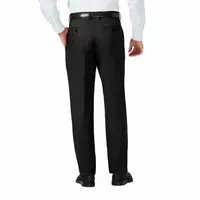 J.M Haggar® Mens Classic Fit Flat Front Sharkskin Dress Pant