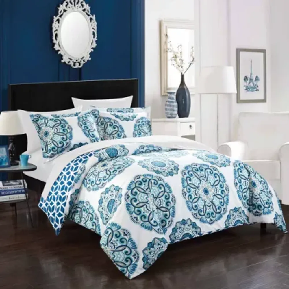 Chic Home Ibiza 7-pc. Reversible Duvet Cover Set