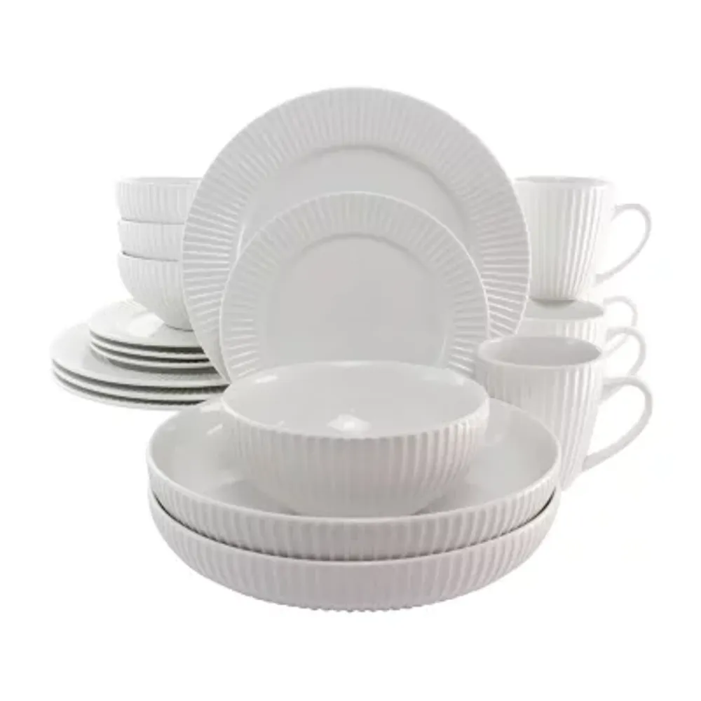 Elama Elle 18-pc. Dinnerware Set