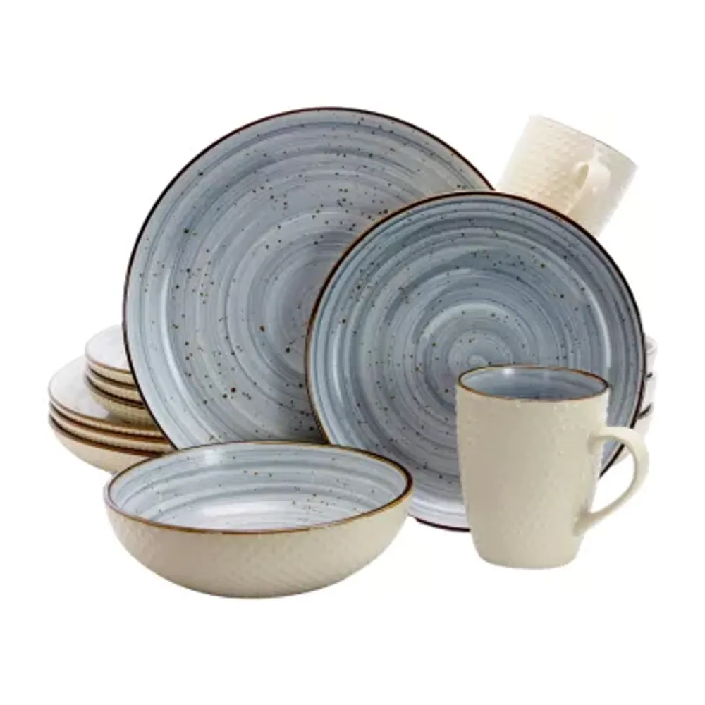 Elama Mellow 16-pc. Stoneware Dinnerware Set