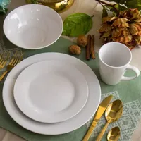 Elama Marshal 16-pc. Porcelain Dinnerware Set