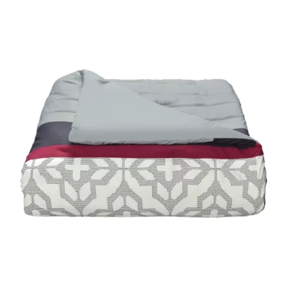 Eden & Oak Preston 10-pc. Geometric Embroidered Comforter Set