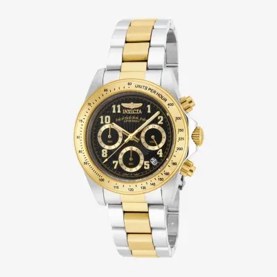 Invicta Mens Two Tone Stainless Steel Bracelet Watch