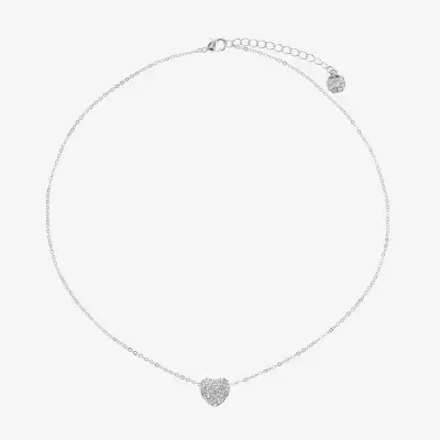 Monet Jewelry Silver Tone Inch Rolo Pendant Necklace