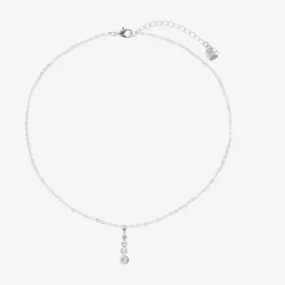 Monet Jewelry Silver Tone 15 Inch Rolo Pendant Necklace