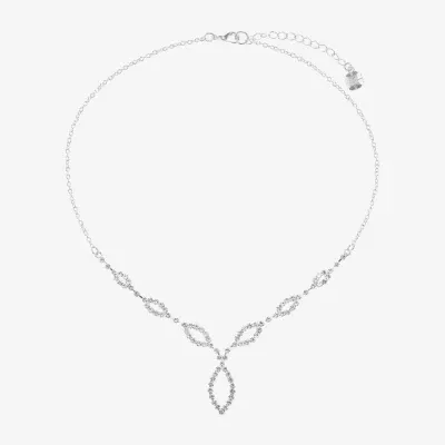 Monet Jewelry Silver Tone 16 Inch Y Necklace