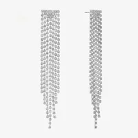 Monet Jewelry Silver Tone Chandelier Drop Earrings