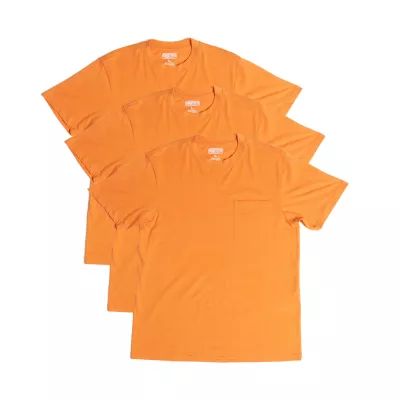 Smiths Workwear 3-Pack Quick Dry Mens 3 Pack Crew Neck Short Sleeve Pocket T-Shirt