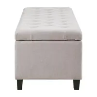 Madison Park Sasha Tufted Top Storage Bench