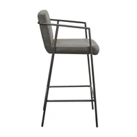 Madison Park Dunas Faux Leather Counter Stool