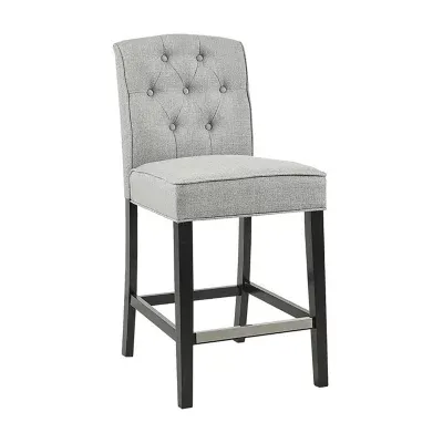 Madison Park Misha 26 Inch Tufted Counter Stool