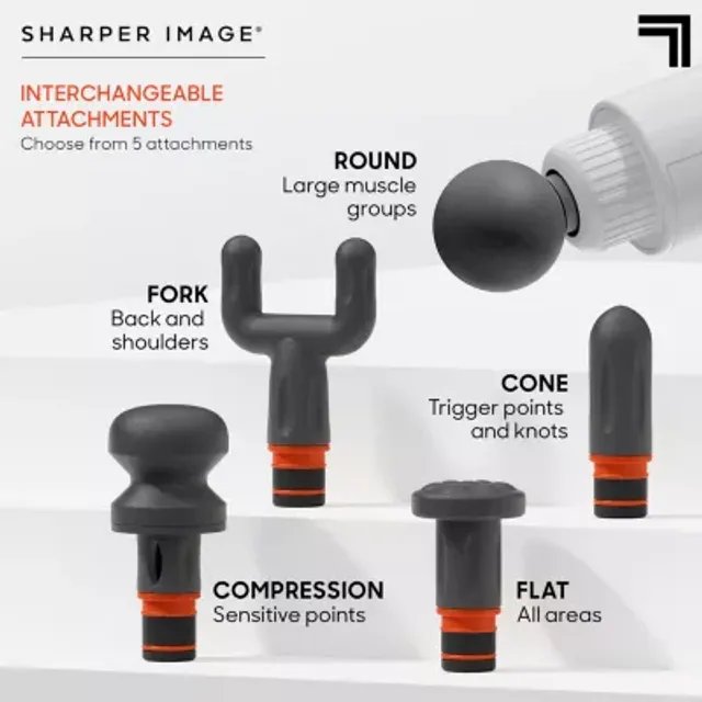 Sharper Image Realtouch Shiatsu Wireless Neck and Back Battery