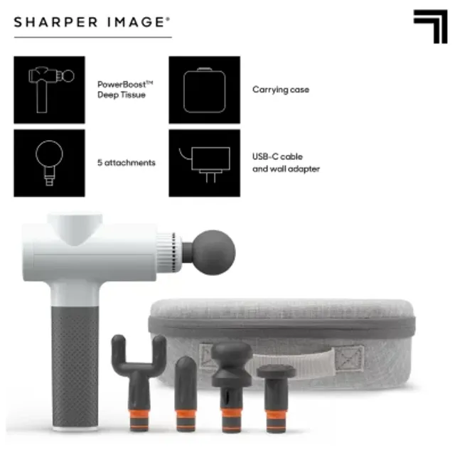 Sharper Image Realtouch Shiatsu Wireless Neck and Back Battery