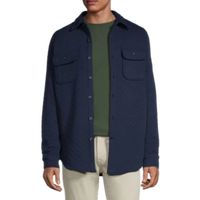 St. John's Bay Quilted Mens Heavyweight Shirt Jacket