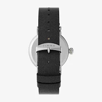 Timex Standard Mens Black Leather Strap Watch Tw2v71300vq