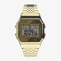 Timex Unisex Adult Gold Tone Stainless Steel Bracelet Watch Tw2r79200yb