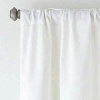 JCPenney Home™ Jenner Cotton Thermal Rod-Pocket/Back-Tab Valance