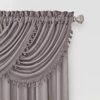 JCPenney Home Hilton Rod-Pocket Waterfall Valance