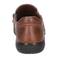 Easy Street Womens Ariah Closed Toe Ballet Flats