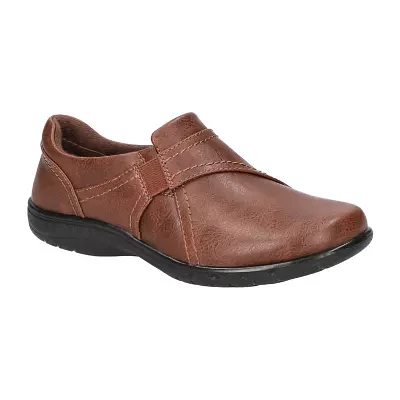 Easy Street Womens Ariah Closed Toe Ballet Flats