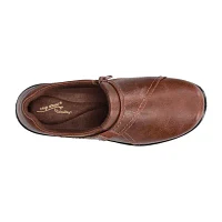 Easy Street Womens Ariah Closed Toe Ballet Flats