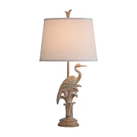 Stylecraft 18 W Natural Wood Table Lamp