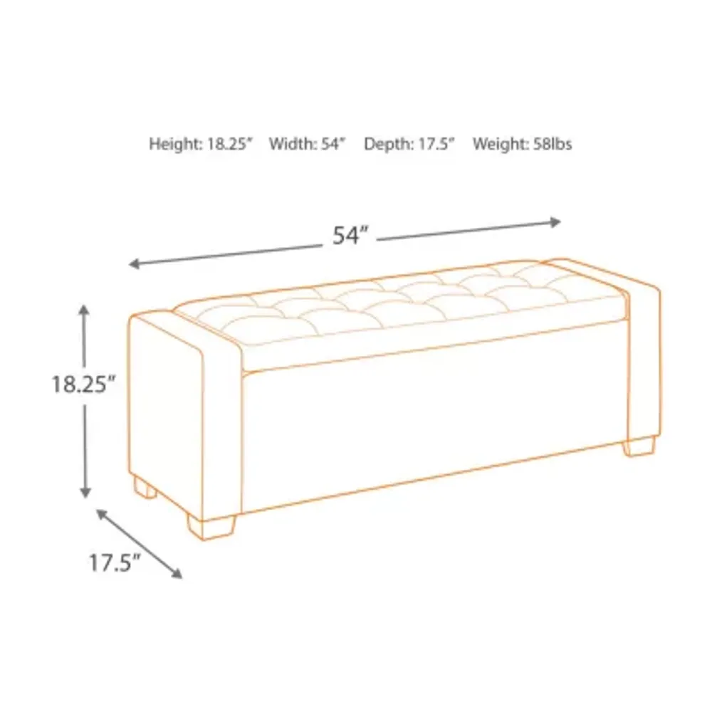 Signature Design by Ashley® Bedroom Collection Bench Storage