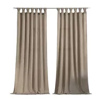 Achim Peri Tulip Light-Filtering Tab Top Single Curtain Panel