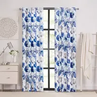 Achim Poppy Field Blackout Rod Pocket Single Curtain Panel