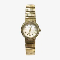 Elgin Womens Gold Tone Stainless Steel Bracelet Watch Eg17006g