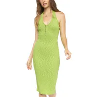 Forever 21 Knit Womens Sleeveless Midi Bodycon Dress Juniors