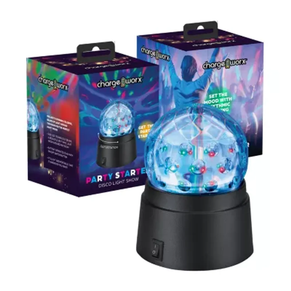 Chargeworx Disco Orb Light Show