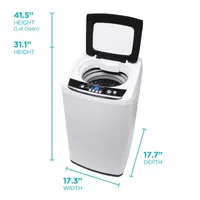 Black + Decker Compact Pulsator Washing Machine