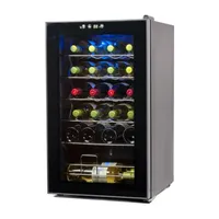 BLACK+DECKER Compressor Cooling 24 Bottle Wine Fridge with Blue Light & LED Display BD61526