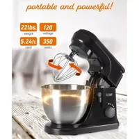 Commercial Chef Electric Stand Mixer 4.7 Quart 7 Speed Settings